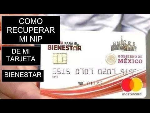 ¿COMO RECUPERAR NIP Y ACTIVAR TARJETA BIENESTAR DE BANCO AZTECA?