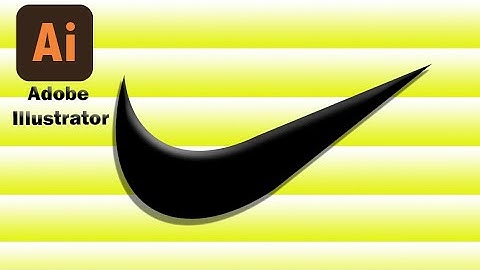 Nike logo in Adobe Illustrator| Nike logo design| Adobe Illustrator tutorials