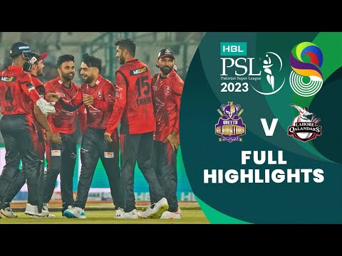 Full Highlights | Quetta Gladiators vs Lahore Qalandars | Match 10 | HBL PSL 8 | MI2T