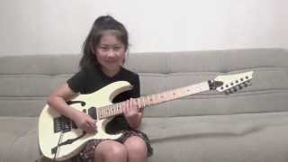 Guthrie Govan "Fives" Cover / Li-sa-X (Japanese 8 year old girl)