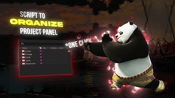 Organize you Project Panel | Free After Effects Script| BilloXD