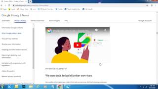 How to Check Google Privacy & Terms
