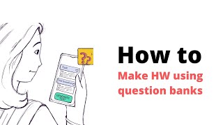 How to create HW using question banks on The Homework App screenshot 5