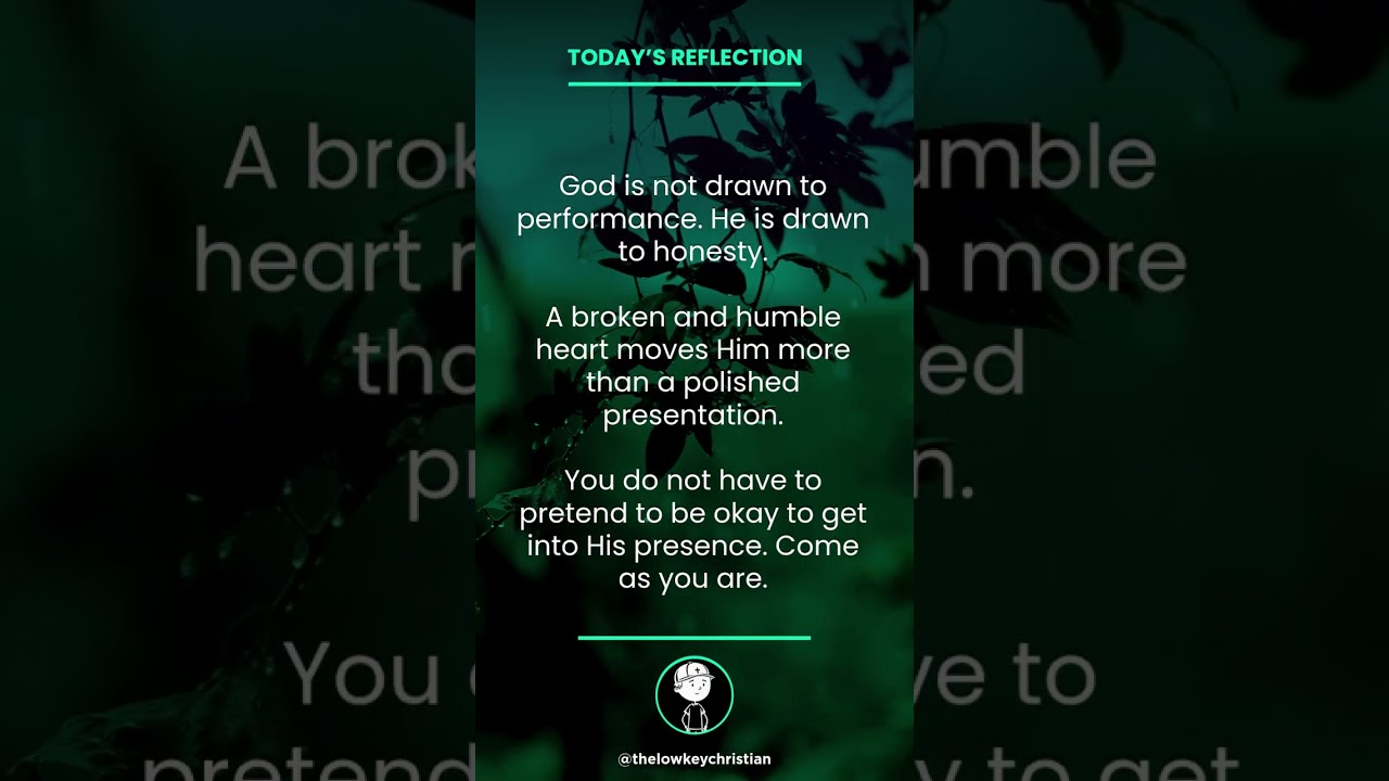 Feeling pressure to be perfect? l Daily Devotional