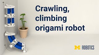 Soft origami robot inch-worms its way up walls screenshot 5