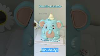 Cute Elephant 🐘 cake is coming immersive art #cake#shorts#shortsfeed #cakedecorating#youtubeshorts