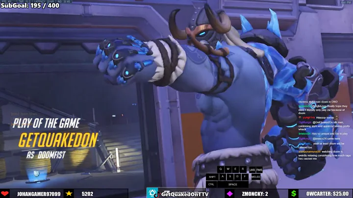 Overwatch Rollout Doomfist God GetQuakedOn Tryhard Top 500 Aggro Doomfist Gameplay