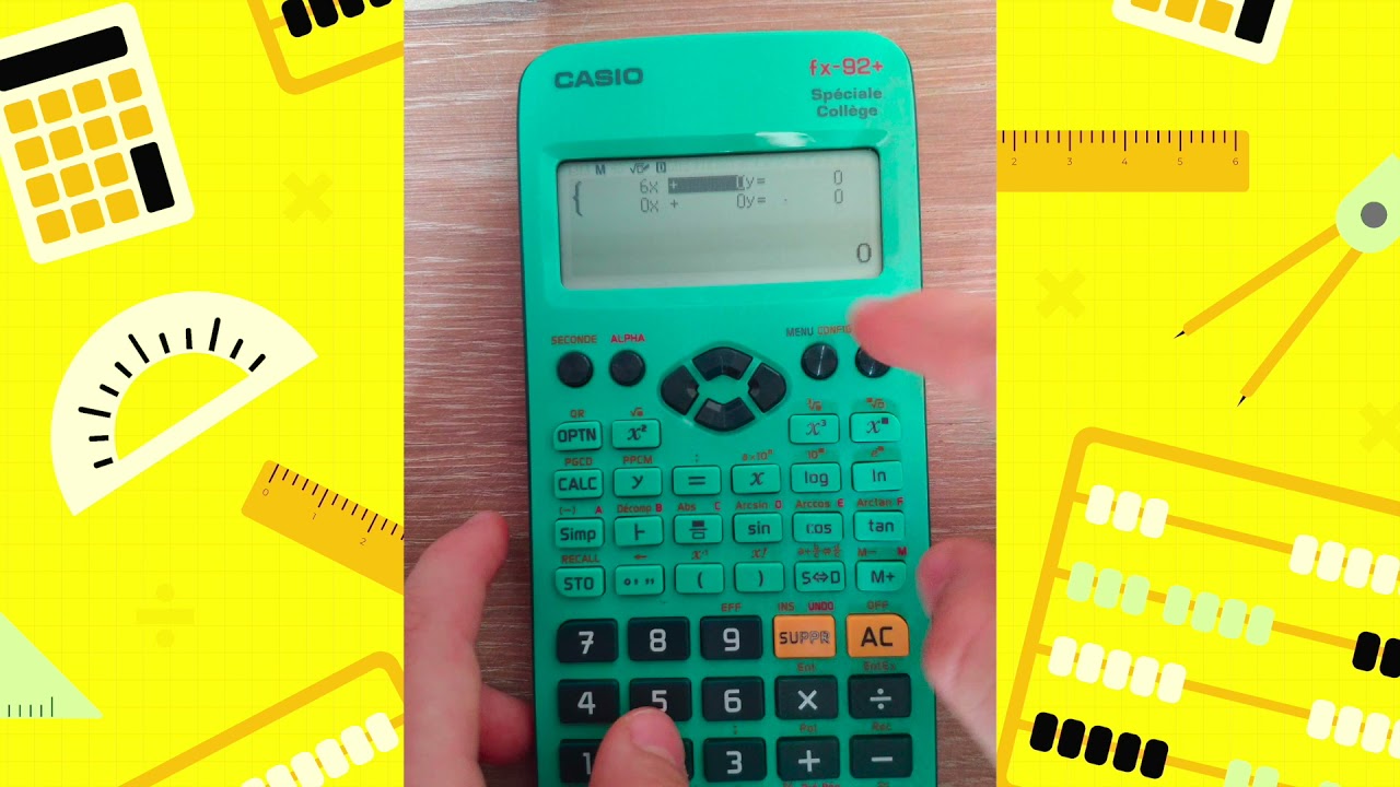 Calculatrice casio fx-92 collège 2D+ - Casio