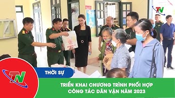 Triển khai Chương trình phối hợp công tác dân vận năm 2023