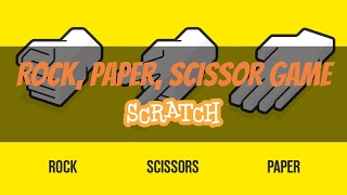 Rock, Paper, Scissor game in Scratch 3.0 - Absolute For Beginners. Scratch Beginners Project screenshot 4
