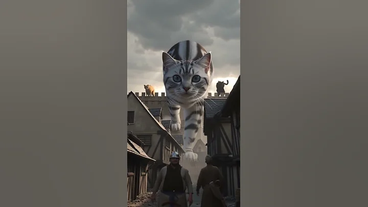 Watch the video about CAT GIANT IS HERE — AND SHE’S NOT ASKING FOR TREATS #Saphy #Shorthair #funnycat