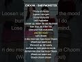 Lyrics Video CHOOM 춤 BABYMONSTER 베이비몬스터 