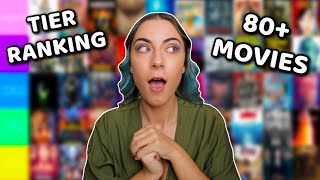 RANKING EVERY MOVIE IVE REACTED TO (80+ MOVIES) @nicsandnacs