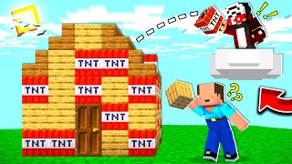 BALON KAFA'nın EVİNİ GİZLİCE TROLLEDİM !! - BalonCraft - Minecraft