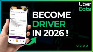 How To Become Uber Eats Driver 2026 !