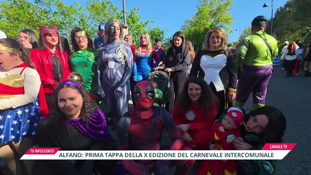 Alfano: prima tappa della X edizione del Carnevale intercomunale