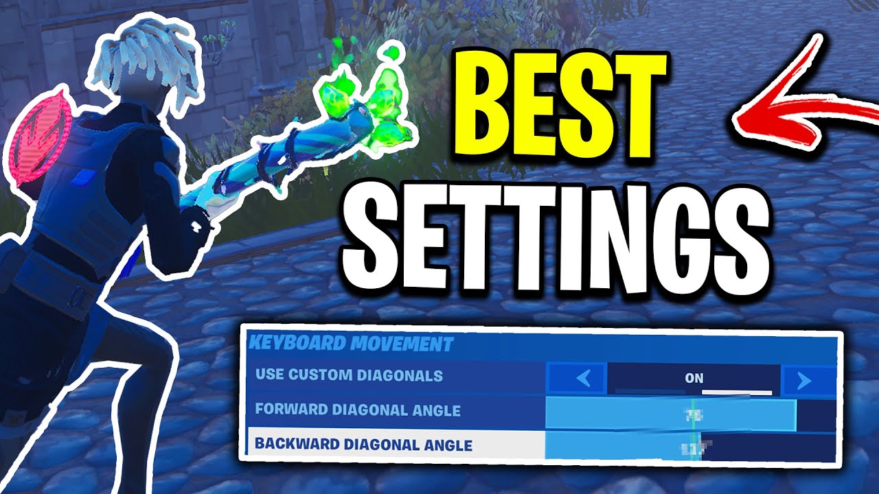 The BEST Double Movement Settings In Fortnite! (Diagonal Movement
