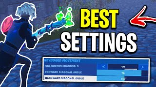 The BEST Double Movement Settings In Fortnite! (Diagonal Movement)