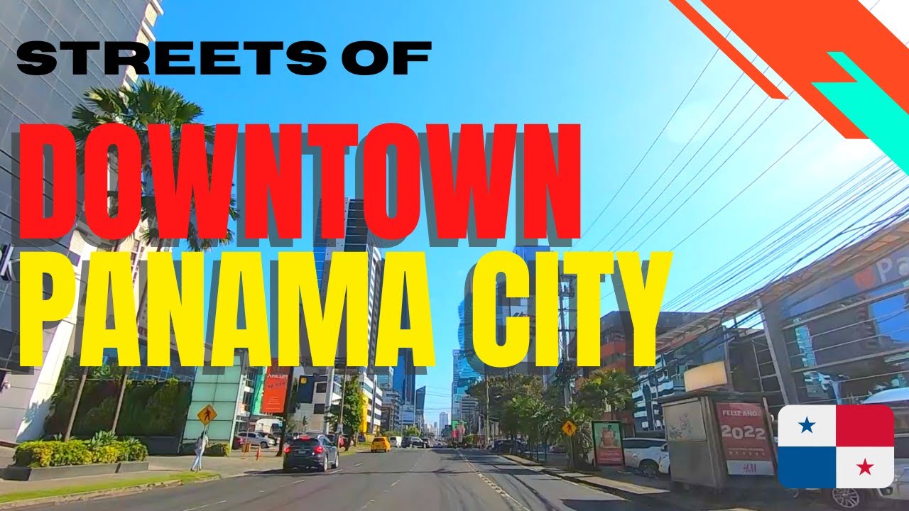 Live in Panama City - Driving Downtown - Morning in Panama City - Part 1