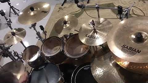 Yamaha stage custom birch natural wood full  drum set used