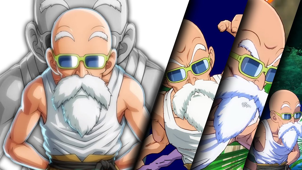 MASTER ROSHI IS HERE!!! Dragon Ball FighterZ Master Roshi Gameplay ...