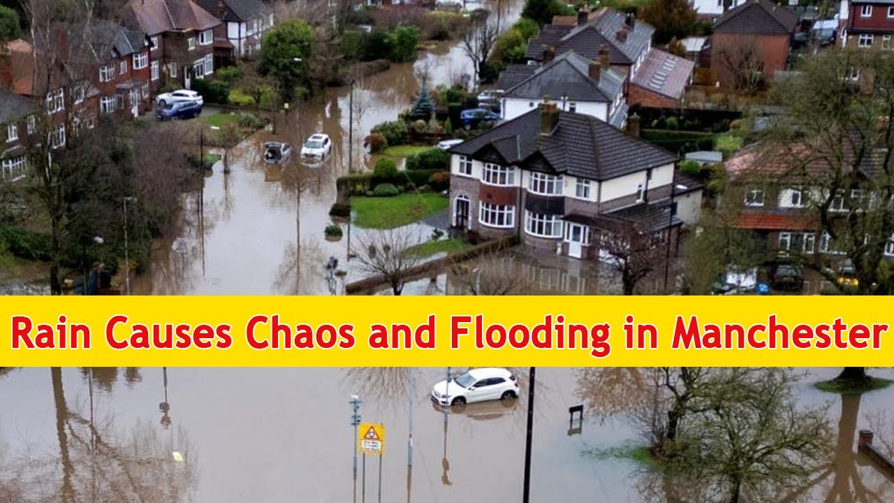 Rain Causes Chaos and Flooding in Manchester | DRM News Global | AA1T ...
