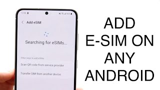 How To Activate eSim On Android! (2023) screenshot 2
