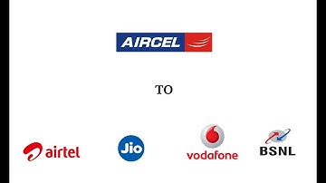 How to port mobile number from Aircel network to other network part 1