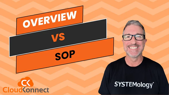 Understanding Top Level Processes VS Detailed SOPs