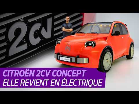 Citroën 2 CV Concept (2026). La future citadine électrique rétro à 15 000 €