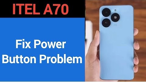 How to fix power button problem ITEL A70 me, how to fix auto restart problem