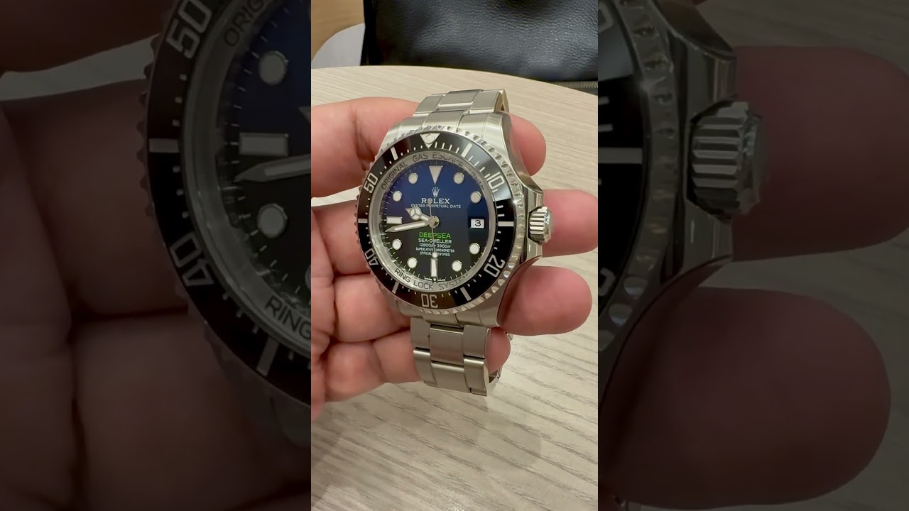 Rolex Deepsea Blue James Cameron #136660 #luxurywatches #luxury #rolex #watch #wristwatch