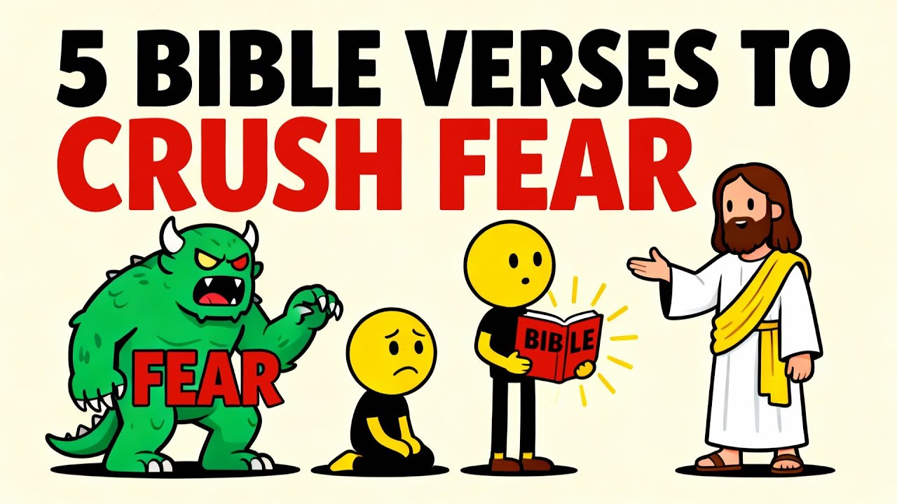 5 Scriptures That Destroy Fear and Anxiety (Fear Has No Authority)