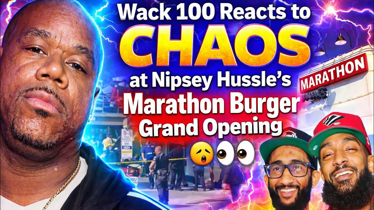 🧨Wack 100 GOES OFF On Blacc Sam & Reacts 2 CHAOS at Long Beach Nip Marathon Burger Grand Opening‼️😳👀