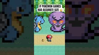 If Pokemon Games Were Accurate Size