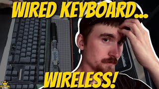 DIY bluetooth adapter to turn your wired keyboard wireless