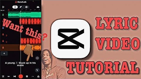 How To Make Own Lyrics Text Video Overlay On CapCut PC Easily 1080p