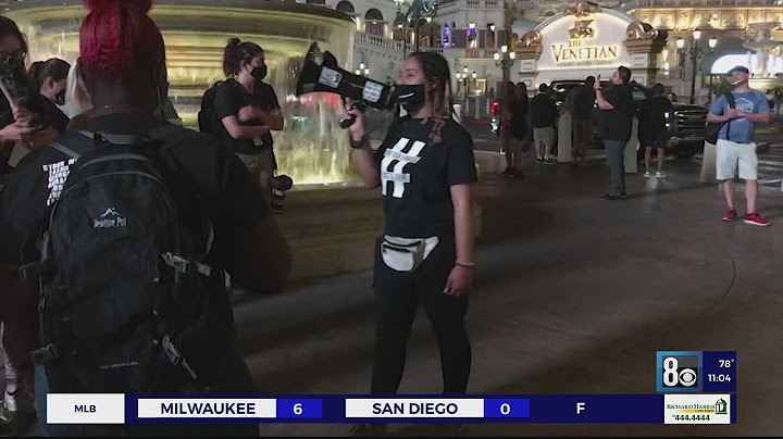 Las Vegas locals, visitors react to Derek Chauvin verdict; march led down the Strip
