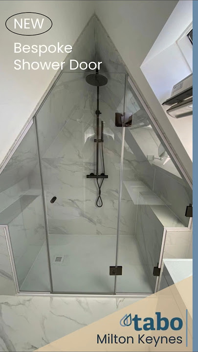 Bespoke Shower for a Sloped Ceiling by Tabo