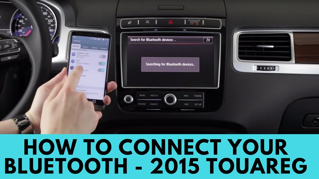 2015 Volkswagen Touareg How To Connect Bluetooth Youtube