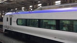E353系 S-111編成 新型特急 (あずさ・かいじ) 9両編成 国立通過