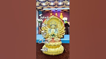 Tượng Chuẩn Đề Bồ Tát bằng đồng #phápduyênshop #tuongphat #chuandebotat #quantheambotat