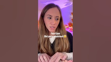 ASMR Face Exam (but you