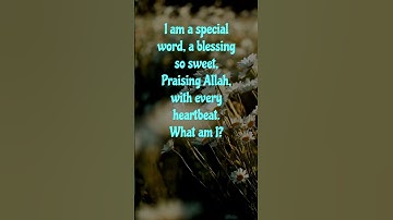 Faith-based Enigma #8 (RIDDLE AI) #mind #riddles #riddleswithanswers #islamic #knowledge