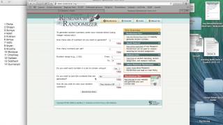 Random Number Generator Example