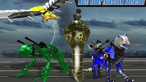 Multi Robot Transform Wolf, Snake, Falcon & Lizard | New Android GamePlay