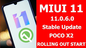 POCO X2 MIUI 11.0.6.0 Stable Update Rolling Out Start