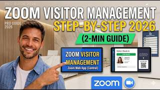 Zoom Visitor Management in Zoom Web App Step by Step 2026 2 Min Guide