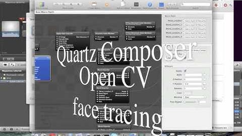 Quartz Composer face traking and gyroscope of MacBook Pro