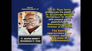 St  George Bennett Richardson St  Rose ~ Short Obituary Guide